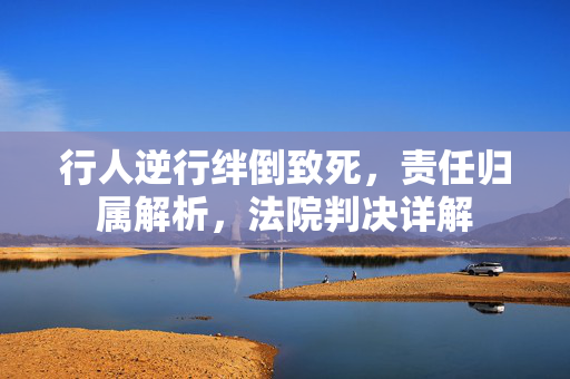 行人逆行绊倒致死，责任归属解析，法院判决详解