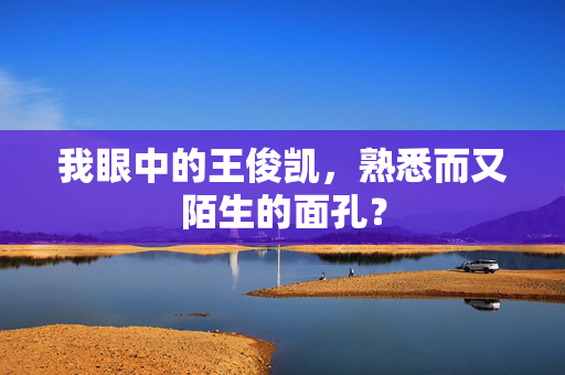 我眼中的王俊凯，熟悉而又陌生的面孔？