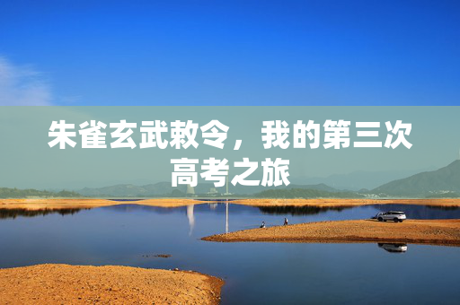朱雀玄武敕令，我的第三次高考之旅