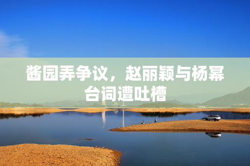 酱园弄争议，赵丽颖与杨幂台词遭吐槽