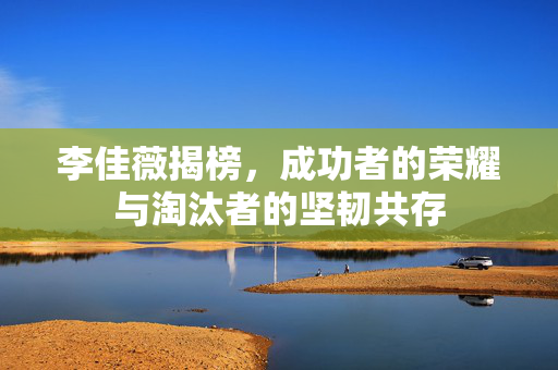 李佳薇揭榜，成功者的荣耀与淘汰者的坚韧共存