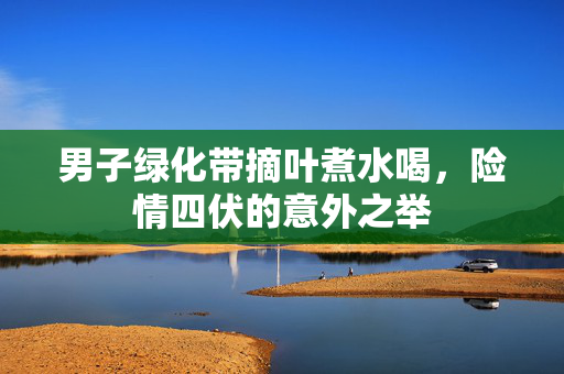 男子绿化带摘叶煮水喝，险情四伏的意外之举
