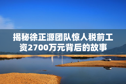 揭秘徐正源团队惊人税前工资2700万元背后的故事