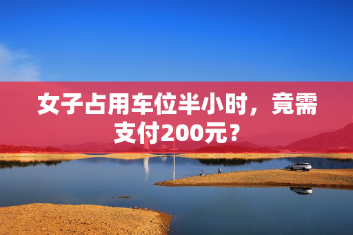 女子占用车位半小时，竟需支付200元？