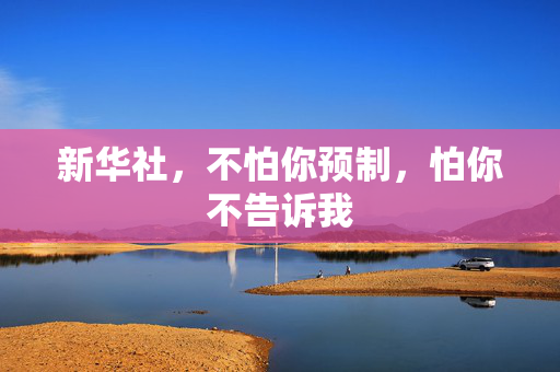 新华社，不怕你预制，怕你不告诉我