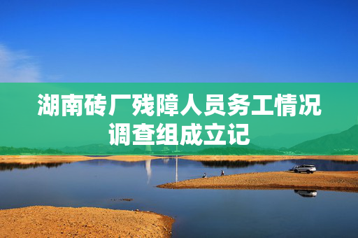 湖南砖厂残障人员务工情况调查组成立记