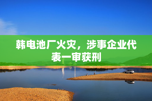 韩电池厂火灾，涉事企业代表一审获刑