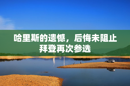 哈里斯的遗憾，后悔未阻止拜登再次参选