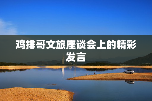 鸡排哥文旅座谈会上的精彩发言