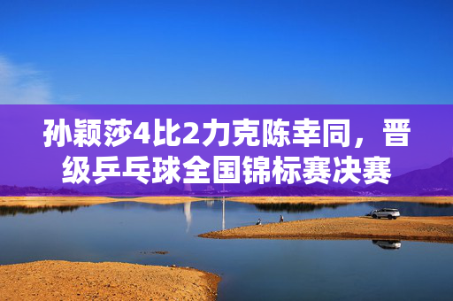 孙颖莎4比2力克陈幸同，晋级乒乓球全国锦标赛决赛