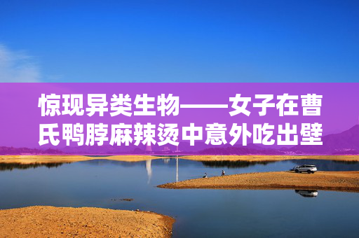 惊现异类生物——女子在曹氏鸭脖麻辣烫中意外吃出壁虎