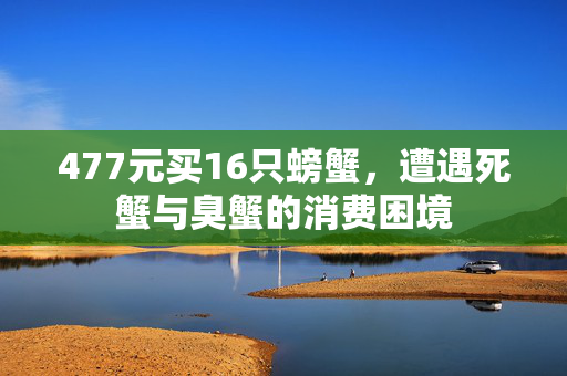 477元买16只螃蟹，遭遇死蟹与臭蟹的消费困境